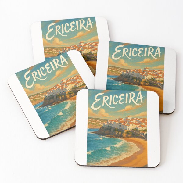 Item preview, Cliffside Houses of Ericeira at Sunset, Portugal designed and sold by Places On Earth.