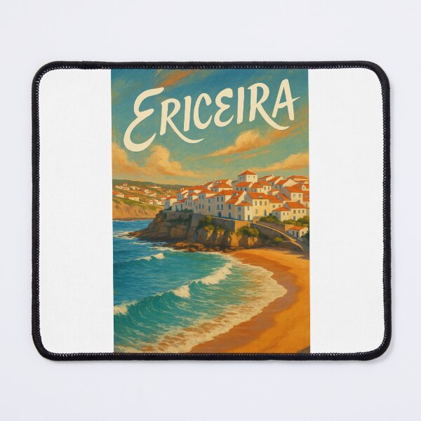 Item preview, Cliffside Houses of Ericeira at Sunset, Portugal designed and sold by Places On Earth.
