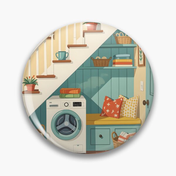 Item preview, Under the stairs cozy laundry nook designed and sold by Ponted.