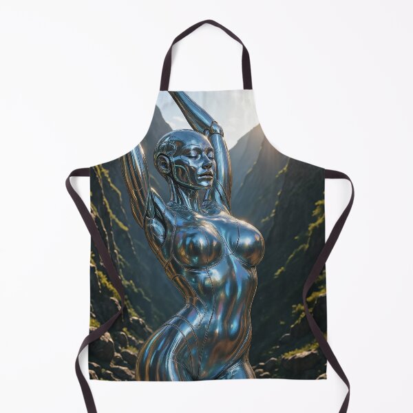 Artikelvorschau, Metallic Woman x Mountain Pass Sunrise Glow entworfen und verkauft von CathryneDelamort.