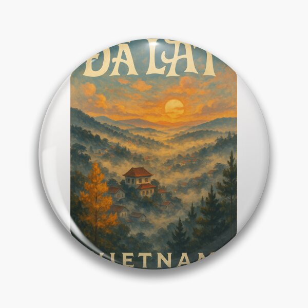 Item preview, Morning Mist over Da Lat, Central Highlands, Vietnam designed and sold by Places On Earth.