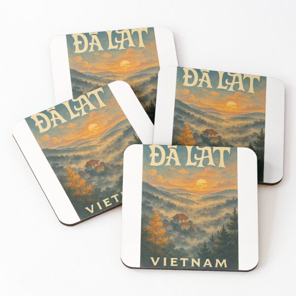 Item preview, Morning Mist over Da Lat, Central Highlands, Vietnam designed and sold by Places On Earth.