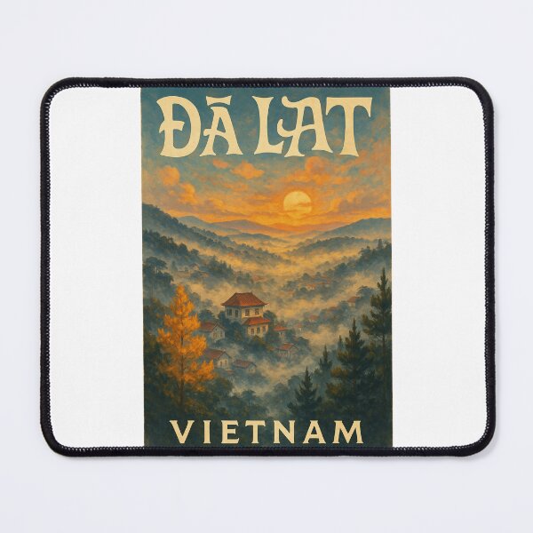 Item preview, Morning Mist over Da Lat, Central Highlands, Vietnam designed and sold by Places On Earth.