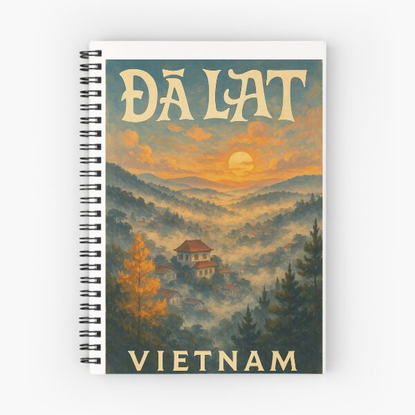 Item preview, Morning Mist over Da Lat, Central Highlands, Vietnam designed and sold by Places On Earth.