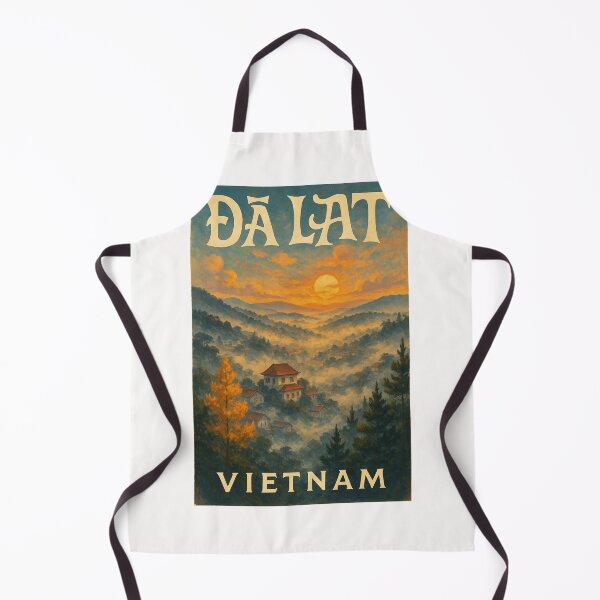 Item preview, Morning Mist over Da Lat, Central Highlands, Vietnam designed and sold by Places On Earth.