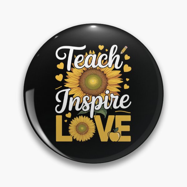 Item preview, Back to School Teach Love And Inspire Teacher Sunflower Men Women Girls Kids  designed and sold by RsFilsingerArt.