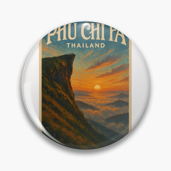 Item preview, Phu Chi Fa Sunset Viewpoint in Chiang Rai, Thailand designed and sold by Places On Earth.