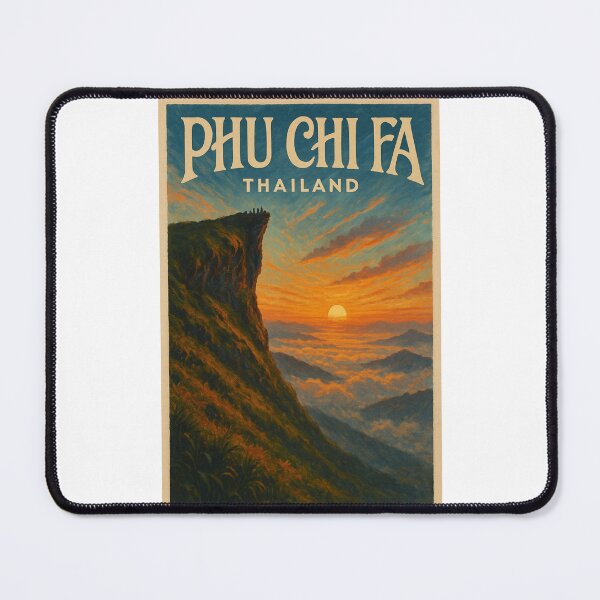 Item preview, Phu Chi Fa Sunset Viewpoint in Chiang Rai, Thailand designed and sold by Places On Earth.