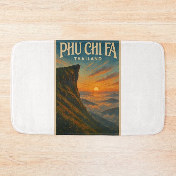 Item preview, Phu Chi Fa Sunset Viewpoint in Chiang Rai, Thailand designed and sold by Places On Earth.