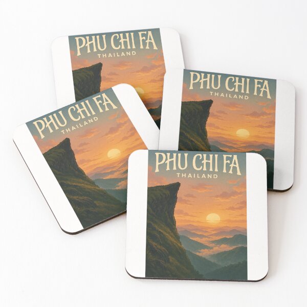 Item preview,  Golden Sunset at Phu Chi Fa – Chiang Rai’s Majestic Mountain Lookout designed and sold by Places On Earth.
