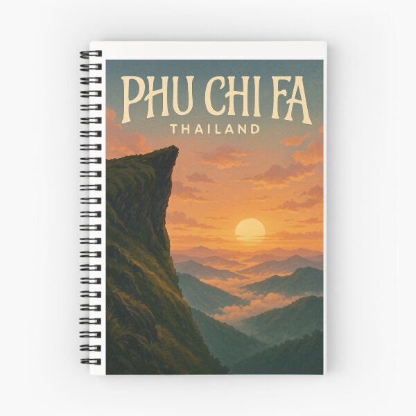 Item preview, Golden Sunset at Phu Chi Fa – Chiang Rai’s Majestic Mountain Lookout designed and sold by Places On Earth.