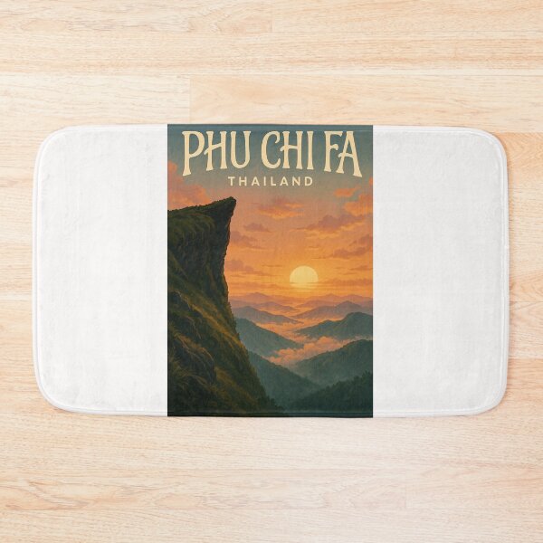 Item preview,  Golden Sunset at Phu Chi Fa – Chiang Rai’s Majestic Mountain Lookout designed and sold by Places On Earth.