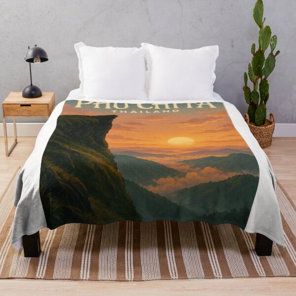 Item preview,  Golden Sunset at Phu Chi Fa – Chiang Rai’s Majestic Mountain Lookout designed and sold by Places On Earth.