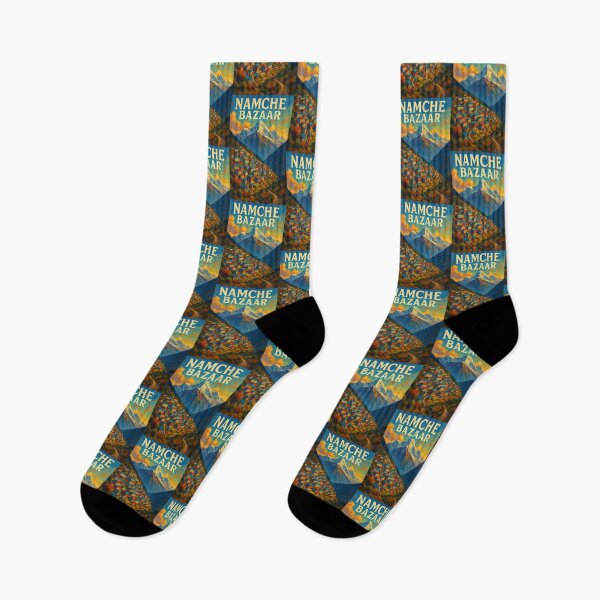Item preview,  Colorful Namche Bazaar Nestled in the Himalayas – Gateway to Everest designed and sold by Places On Earth.