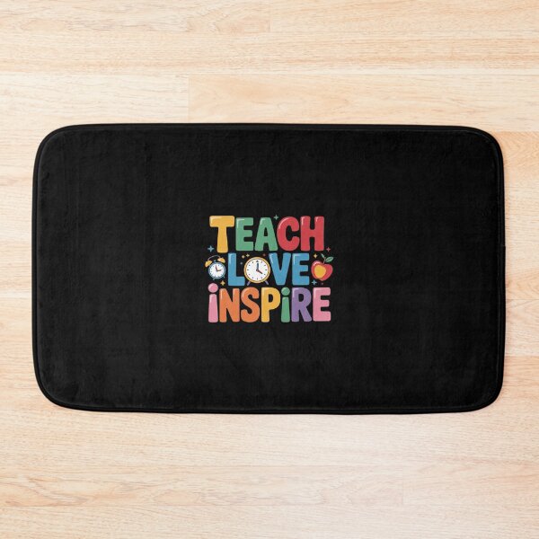 Item preview, Back to School Teach Love Inspire Cute Teachers  designed and sold by RsFilsingerArt.