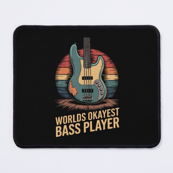 Item preview, Worlds Okayest Bass Player Bassist And Bass Guitar Player designed and sold by DianaEsther1.