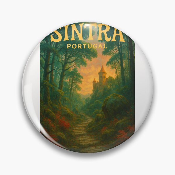 Item preview, Sintra Forest with Castle Tower – Portugal designed and sold by Places On Earth.