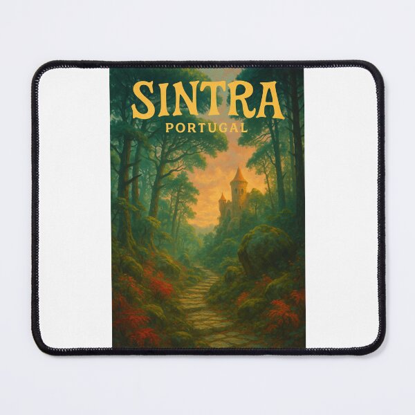 Item preview, Sintra Forest with Castle Tower – Portugal designed and sold by Places On Earth.