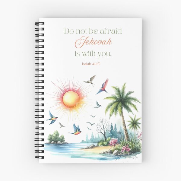 Item preview, Isaiah 41:10 JW Encouragement - Scripture Art Print designed and sold by Kishaprints.