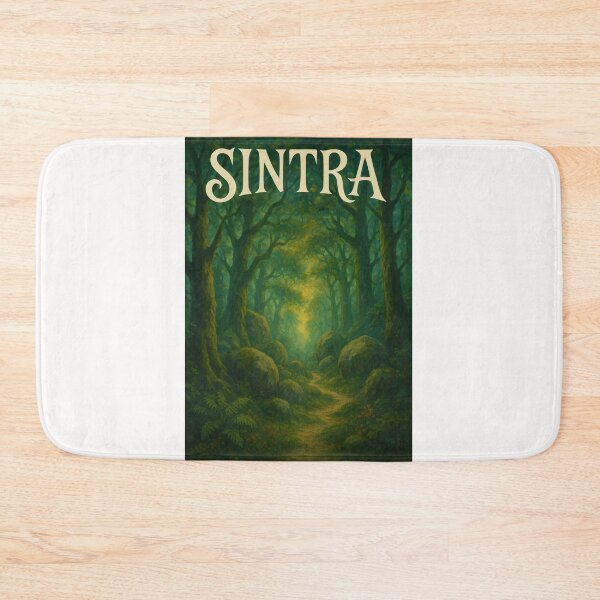 Item preview, Dense Green Forest Path in Sintra – Portugal designed and sold by Places On Earth.