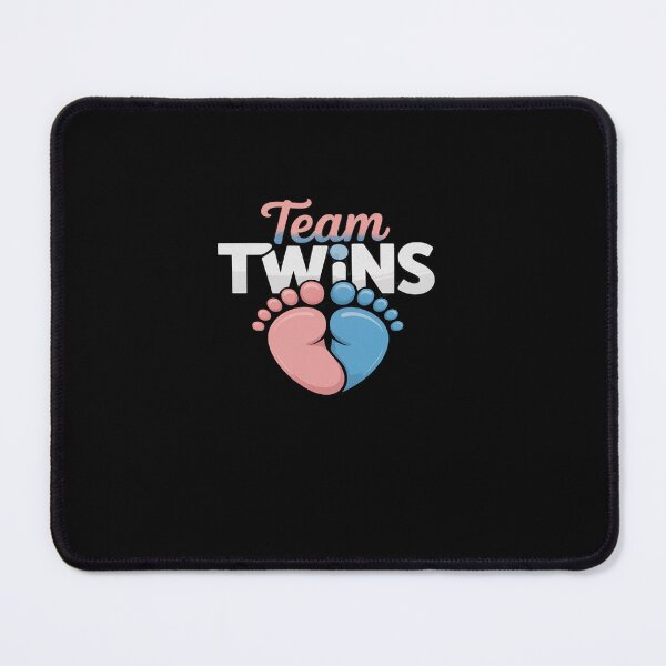 Item preview, Team Twins Quote for a Gender Reveal Twin Mom and Twin Dad designed and sold by namibambam.
