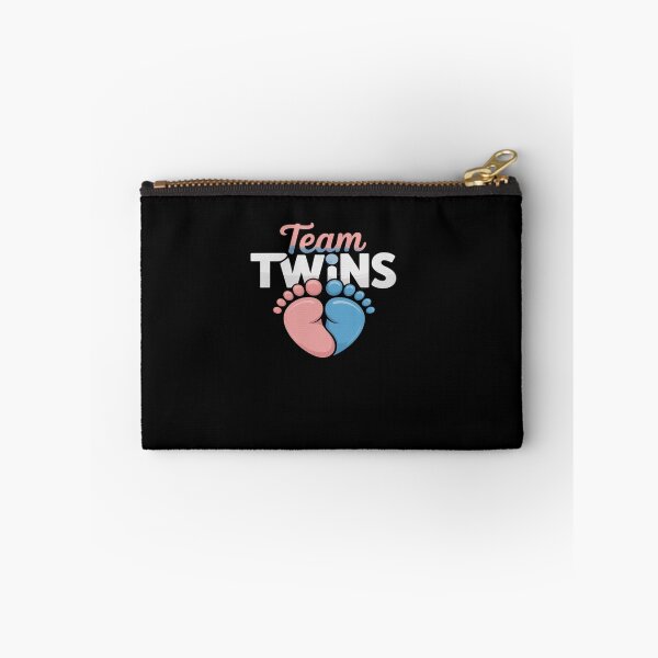 Item preview, Team Twins Quote for a Gender Reveal Twin Mom and Twin Dad designed and sold by namibambam.