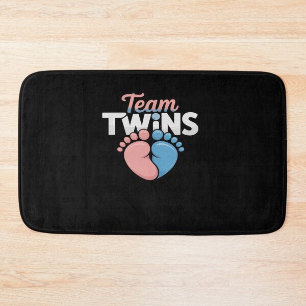 Item preview, Team Twins Quote for a Gender Reveal Twin Mom and Twin Dad designed and sold by namibambam.