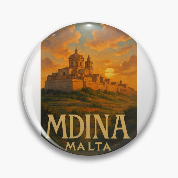 Item preview, Mdina Sunset Fortress View – Malta designed and sold by Places On Earth.