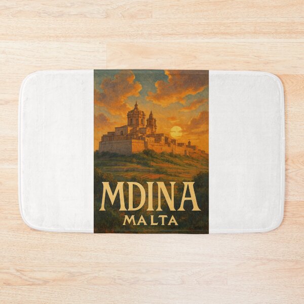 Item preview, Mdina Sunset Fortress View – Malta designed and sold by Places On Earth.