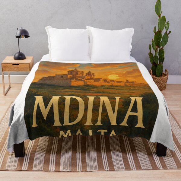 Item preview, Mdina Sunset Fortress View – Malta designed and sold by Places On Earth.