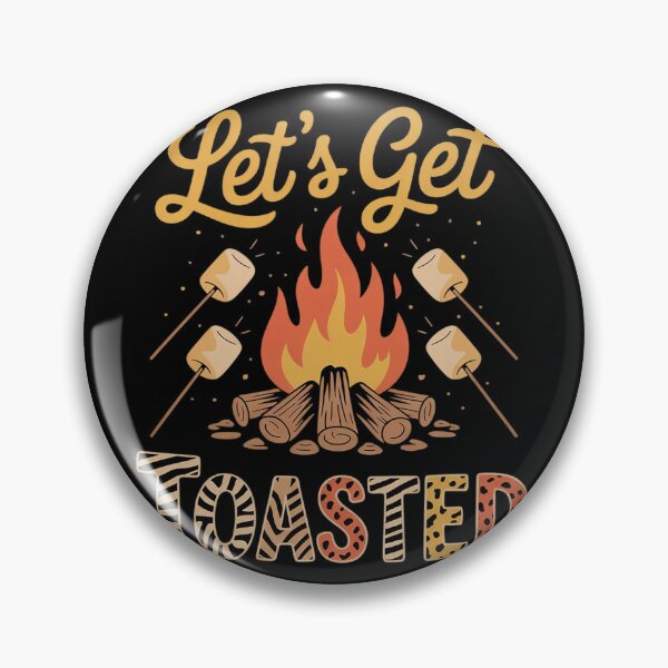 Item preview, Camping Campfire Marshmallow Let's Get Toasted  designed and sold by VerseFarm.