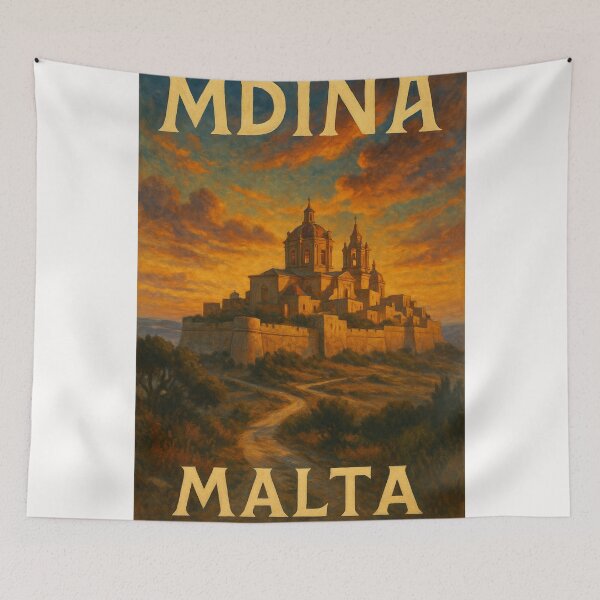 Item preview, Mdina Castle at Dusk – Malta designed and sold by Places On Earth.