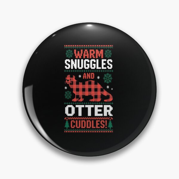 Item preview, Otter Lovers Red Buffalo Plaid Gift Ugly Christmas designed and sold by repconomArt.