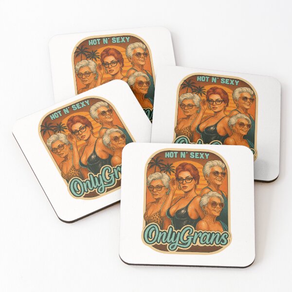 Item preview, OnlyGrans Retro Bootleg Art – Hot N' Sexy Glamorous Grandmas designed and sold by Places On Earth.