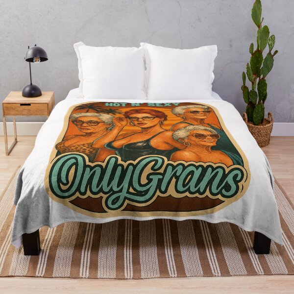 Item preview, OnlyGrans Retro Bootleg Art – Hot N' Sexy Glamorous Grandmas designed and sold by Places On Earth.