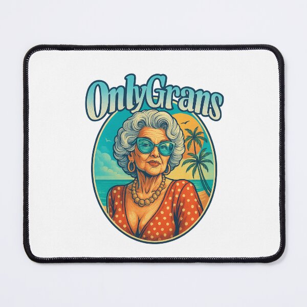 Item preview, OnlyGrans Iconic Glamour – Retro Beach Queen in Polka Dots designed and sold by Places On Earth.