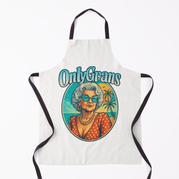 Item preview, OnlyGrans Iconic Glamour – Retro Beach Queen in Polka Dots designed and sold by Places On Earth.