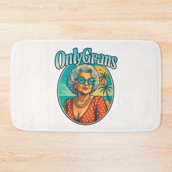 Item preview, OnlyGrans Iconic Glamour – Retro Beach Queen in Polka Dots designed and sold by Places On Earth.