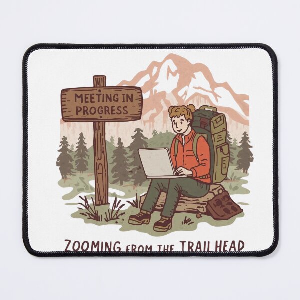 Item preview, ZOOMING FROM THE TRAIL HEAD designed and sold by Dyer's Design.