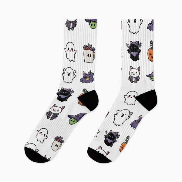 Item preview, Cute Creepy Halloween Elements – Spooky Kawaii Patterns designed and sold by Hussar08.