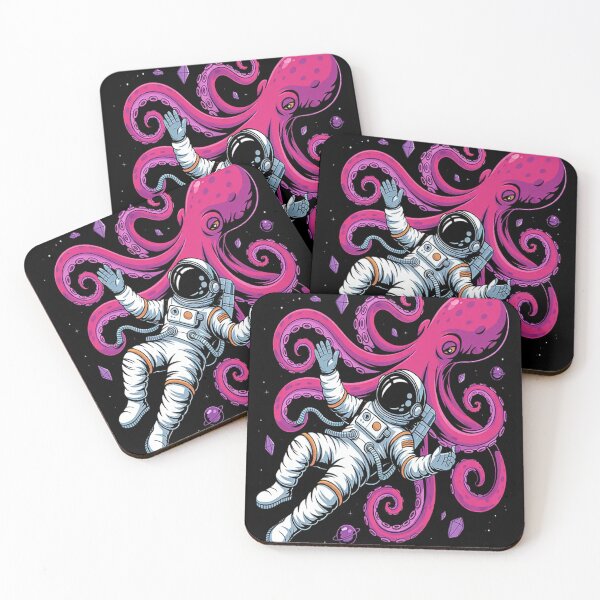 Item preview, Galaxy Birthday Kraken Astronaut Space Octopus designed and sold by StuffNestie.
