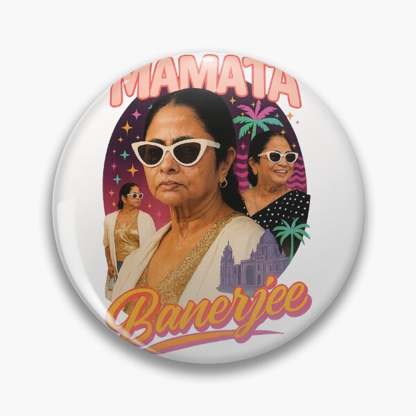 Item preview, Bold Mamata Banerjee Sunset Look – Retro Bootleg Tribute designed and sold by Places On Earth.