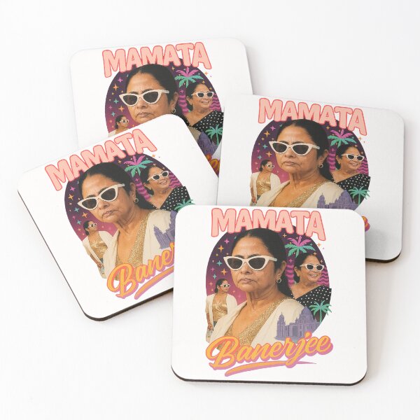 Item preview, Bold Mamata Banerjee Sunset Look – Retro Bootleg Tribute designed and sold by Places On Earth.
