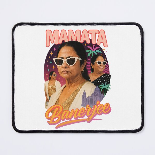 Item preview, Bold Mamata Banerjee Sunset Look – Retro Bootleg Tribute designed and sold by Places On Earth.