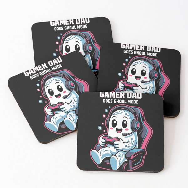Item preview, Gamer Dad Goes Ghoul Mode Halloween Pixel Ghost designed and sold by StuffNestie.