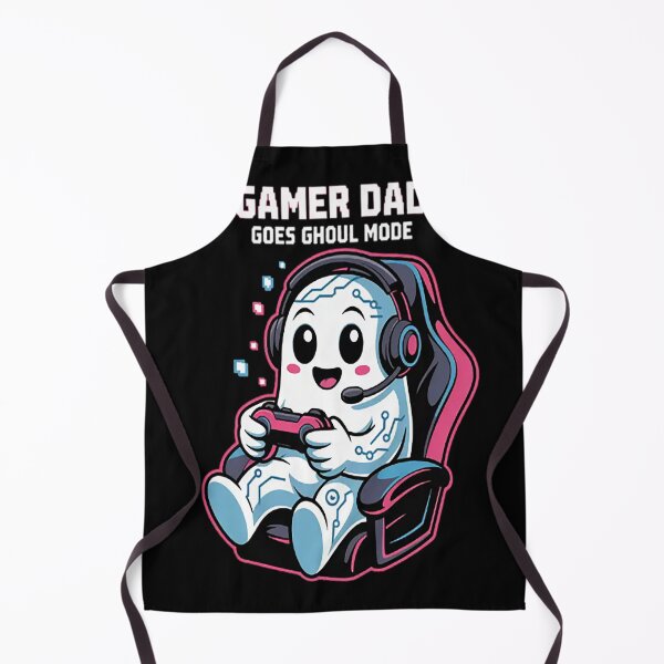 Item preview, Gamer Dad Goes Ghoul Mode Halloween Pixel Ghost designed and sold by StuffNestie.