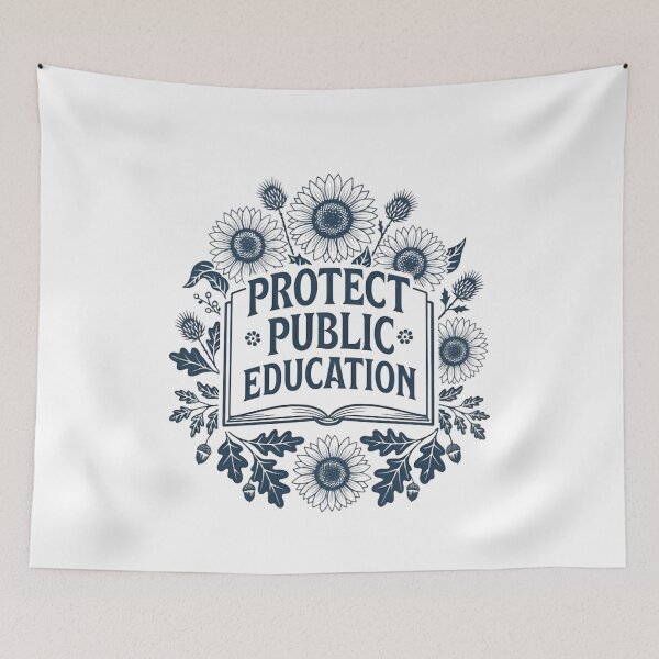 Item preview, Protect Democracy Floral Tee, No Kings in America Protest Shirt, Political Statement Shirt, Democrat Gift, Activist  designed and sold by THREE LITTLE BEANS.