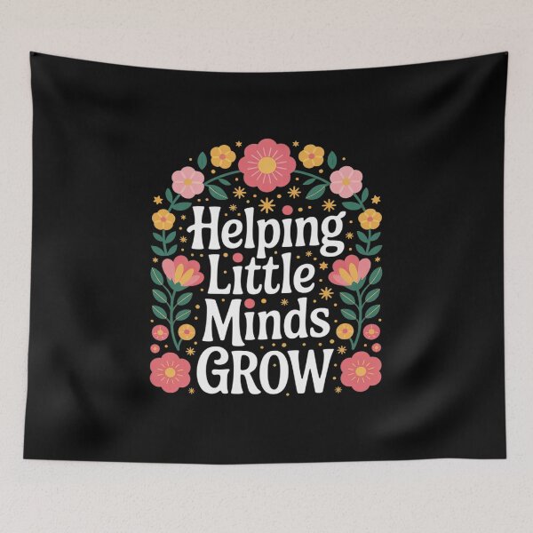 Item preview, Back to School Teacher Helping Little Minds Grow 3  designed and sold by RsFilsingerArt.