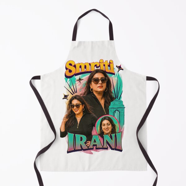 Item preview, Smriti Irani Pop Culture Queen – Bold Colors & Political Charisma designed and sold by Places On Earth.