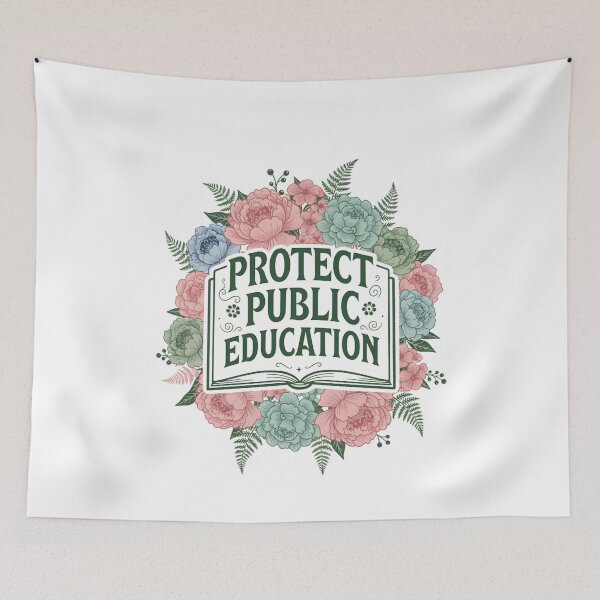 Item preview, Protect Democracy Floral Tee, No Kings in America Protest Shirt, Political Statement Shirt, Democrat Gift, Activist  designed and sold by THREE LITTLE BEANS.